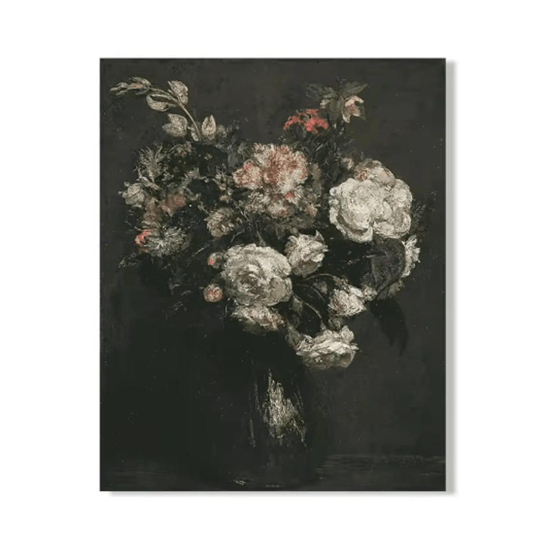 Vintage Owl Wall Art Moody Cottagecore Dark Academia Nature Canvas Print 13