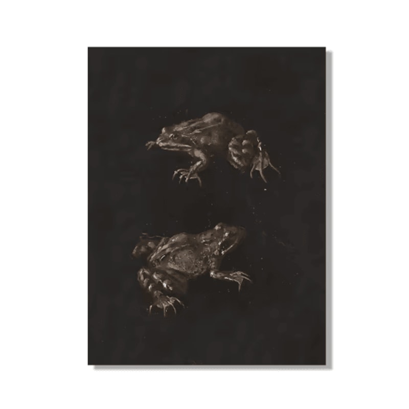 Vintage Owl Wall Art Moody Cottagecore Dark Academia Nature Canvas Print 8