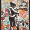 Banksy Style Graffiti Canvas Print Modern Urban Street Art Wall Poster Frameless 3