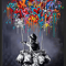 Banksy Style Graffiti Canvas Print Modern Urban Street Art Wall Poster Frameless 6