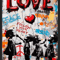 Banksy Style Graffiti Canvas Print Modern Urban Street Art Wall Poster Frameless 17