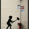 Banksy Style Graffiti Canvas Print Modern Urban Street Art Wall Poster Frameless 9