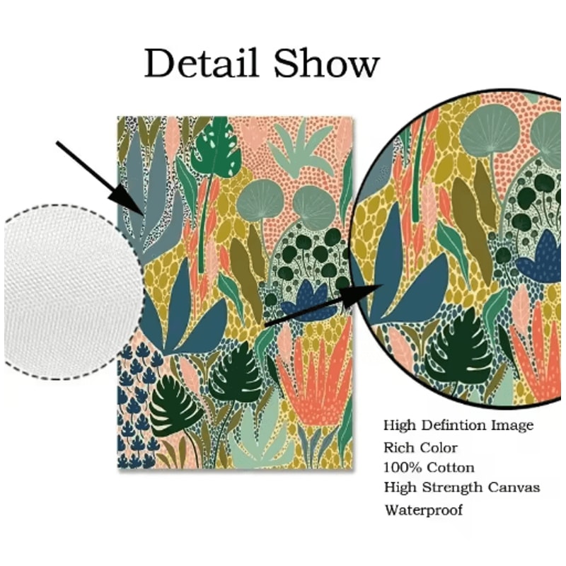 Nordic Coffee Wall Art Bakery Canvas Print For Cafe Kitchen Decor 12