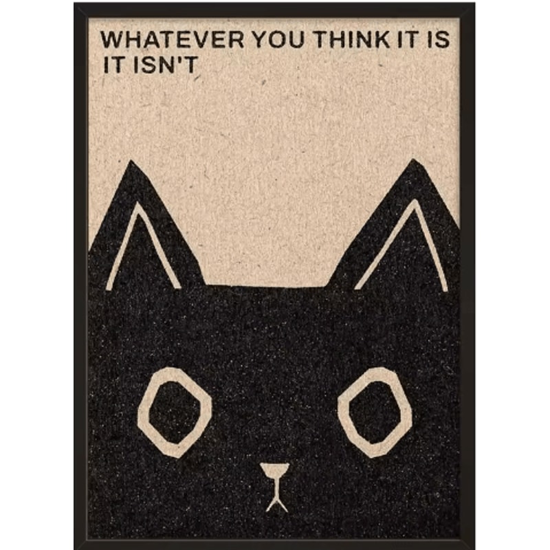 MidCentury Geometric Snake Wall Art Japanese Bauhaus Canvas Poster Print 4