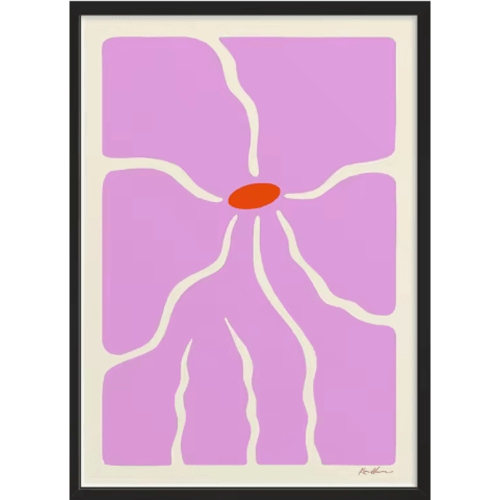 MidCentury Geometric Snake Wall Art Japanese Bauhaus Canvas Poster Print 15