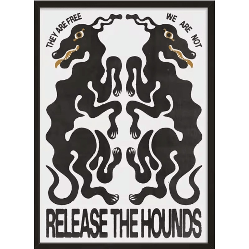 MidCentury Geometric Snake Wall Art Japanese Bauhaus Canvas Poster Print 16