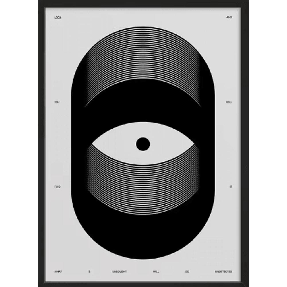 MidCentury Geometric Snake Wall Art Japanese Bauhaus Canvas Poster Print 18