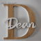 Personalized Custom Wooden Name Sign Script Nursery Wall Letters For Kids Room 0