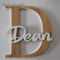 Personalized Custom Wooden Name Sign Script Nursery Wall Letters For Kids Room 0