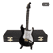 Mini Wooden Guitar Decor Musical Instrument Model With Display Stand 2
