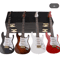 Mini Wooden Guitar Decor Musical Instrument Model With Display Stand 6