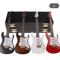 Mini Wooden Guitar Decor Musical Instrument Model With Display Stand 6