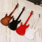 Mini Wooden Guitar Decor Musical Instrument Model With Display Stand 7