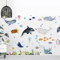 Large Ocean Wall Stickers Undersea Animal Nursery Kids Room Wall Decals 4