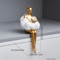 Cloud Girl Abstract Girl Sculptur Modern Aesthetic Figurine For Luxury Home Decor 2