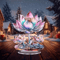 Acrylic Crystal Dragon Figurine Sleek Fantasy Desk Decor Gift Collectible 1