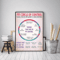 Social Worker Control Circle Poster Motivational Mental Health Wall Art 3