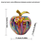 Colorful Abstract Apple Statue Resin Floral Art Desk Home Decor 3