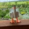 Funny Middle Finger Duck Statue Quirky Resin Desk Home Decor 1