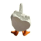 Funny Middle Finger Duck Statue Quirky Resin Desk Home Decor 2