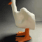 Funny Middle Finger Duck Statue Quirky Resin Desk Home Decor 4