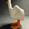 Funny Middle Finger Duck Statue Quirky Resin Desk Home Decor 4