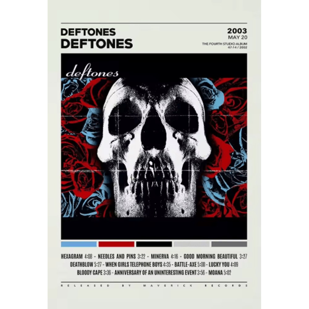 Deftones Album Cover Canvas Poster Rock Band Wall Art Decor 4