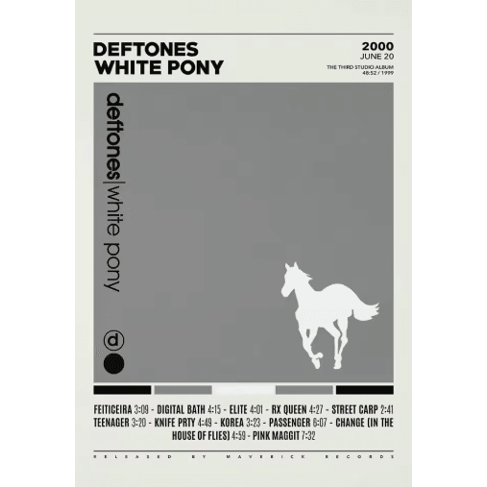 Deftones Album Cover Canvas Poster Rock Band Wall Art Decor 8