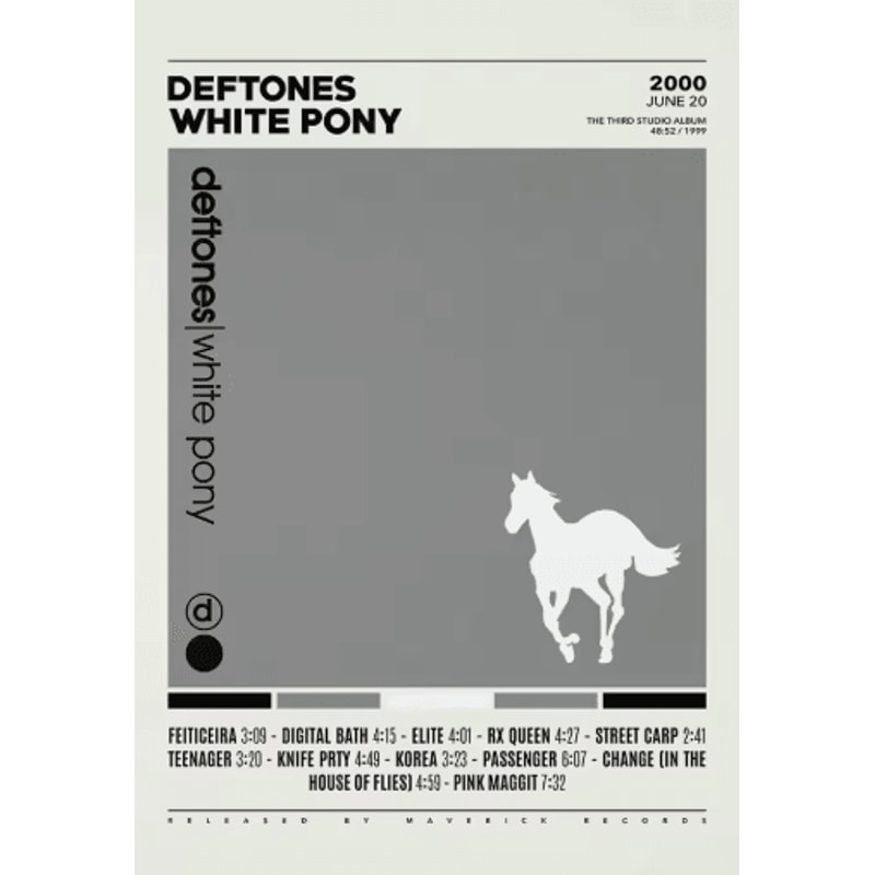 Deftones Album Cover Canvas Poster Rock Band Wall Art Decor 8
