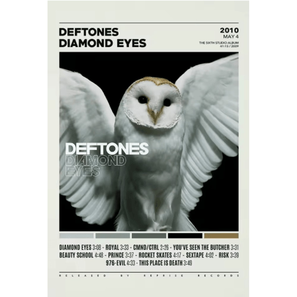 Deftones Album Cover Canvas Poster Rock Band Wall Art Decor 9