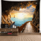 3D Window Scenery Tapestry Nature Wall Mural Background Decor 0