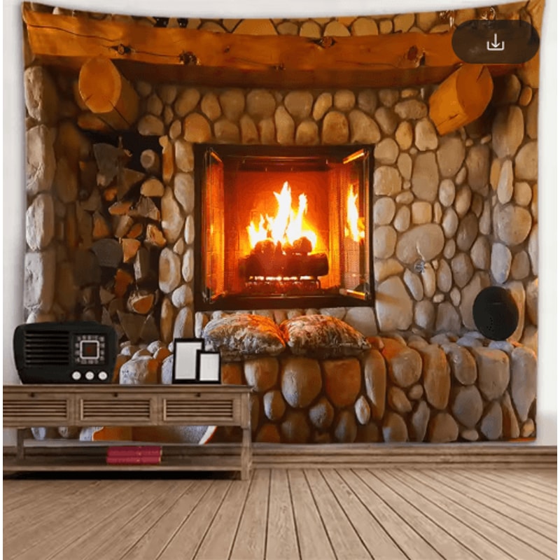 3D Window Scenery Tapestry Nature Wall Mural Background Decor 2