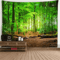 3D Window Scenery Tapestry Nature Wall Mural Background Decor 3