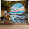 3D Window Scenery Tapestry Nature Wall Mural Background Decor 7