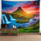 3D Window Scenery Tapestry Nature Wall Mural Background Decor 12