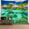 3D Window Scenery Tapestry Nature Wall Mural Background Decor 13