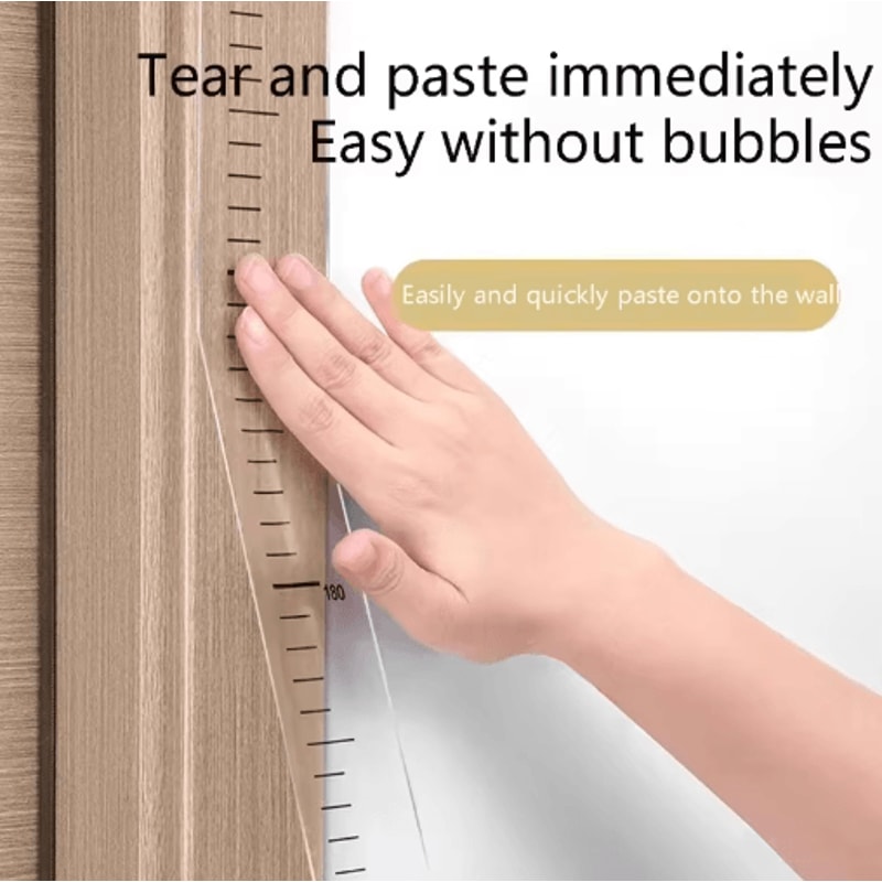 Baby Growth Height Chart Wall Sticker SelfAdhesive Kids Measuring Ruler 6