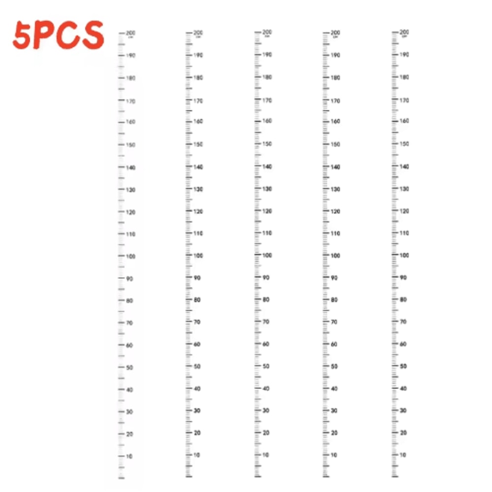 Kids Growth Height Chart Wall Sticker Waterproof SelfAdhesive Measuring Ruler 1
