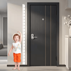 kids growth height chart wall sticker – waterproof self-adhesive measuring ruler