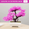 Artificial Bonsai Plant In Pot Realistic Small Indoor Tree Decor 2