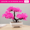 Artificial Bonsai Plant In Pot Realistic Small Indoor Tree Decor 4