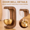 Magnetic Wooden Door Bell Chime Beech Wood Hanging Entry Bell 6