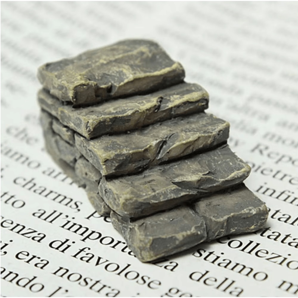Miniature Stone Step Decor Fairy Garden Micro Landscape Craft Accessory 1