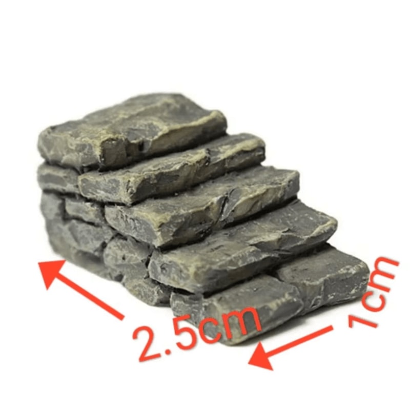 Miniature Stone Step Decor Fairy Garden Micro Landscape Craft Accessory 0