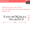 If You Can Dream It Inspirational Wall Sticker Motivational Living Room Decal 5