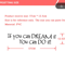 If You Can Dream It Inspirational Wall Sticker Motivational Living Room Decal 5