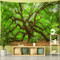 Towering Forest Tapestry Bohemian Psychedelic Tree Wall Hanging 4