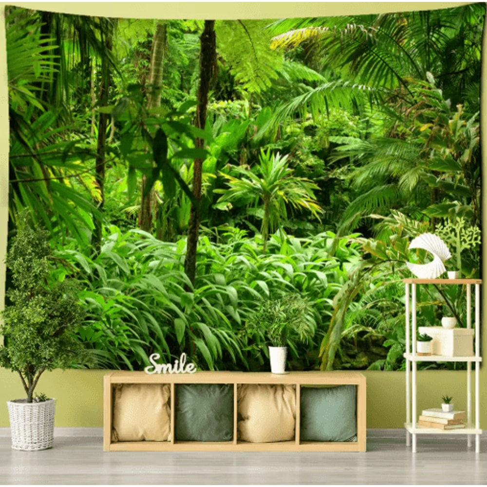 Towering Forest Tapestry Bohemian Psychedelic Tree Wall Hanging 6