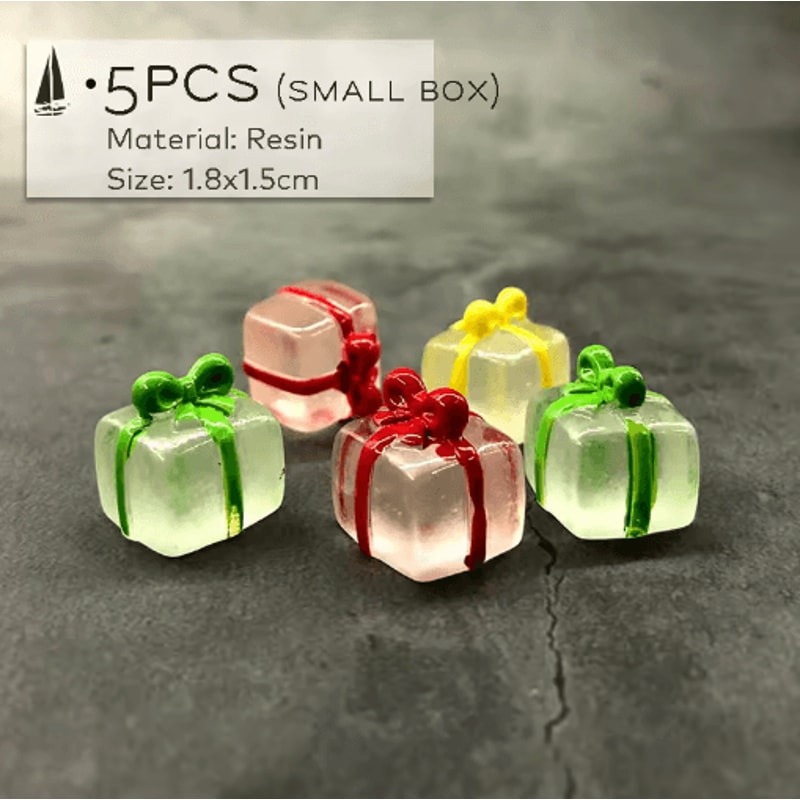 Mini Animal Figurines Set Fairy Garden Micro Landscape Decor 5pcs 1
