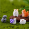 Mini Animal Figurines Set Fairy Garden Micro Landscape Decor 5pcs 2